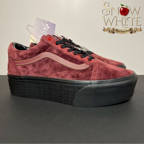 VANS Disney x Stackform ‘Poison Apple’ Snow White Sneakers / Size 8 Womens - Picture 1 of 8